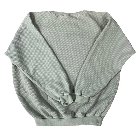 Vintage Embroidered Sweatshirt Michigan Waffle Pattern Made In USA Size XL - Picture 4 of 5